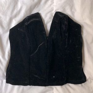Urban Outfitters Velour Corset
